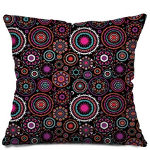 Oriental Seamless Pattern Pillows 69037258