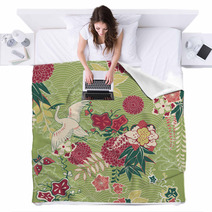 Oriental Silk Pattern Blankets 59264166