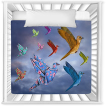 Origami Bird Dreamscape Nursery Decor 51270603