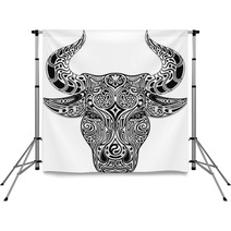 Ornamental Bull Backdrops 59457123