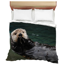 Otter Greeting Bedding 19483638