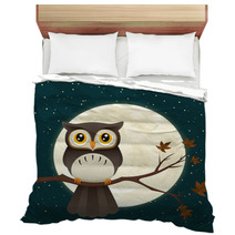 Owl At Night Bedding 68140955