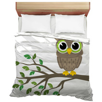 Owl Cartoon Bedding 53115571