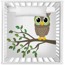 Owl Cartoon Nursery Decor 53115571