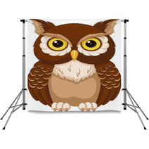 Owl Coloring Page Backdrops 86655464