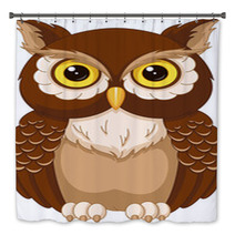 Owl Coloring Page Bath Decor 86655464