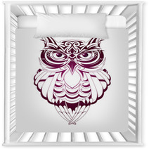 Owl Tattoo Nursery Decor 77458470