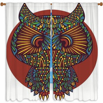 Owl Window Curtains 102354584