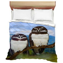 Owls  On Tree Bedding 67655827