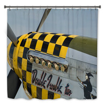 P-51 Mustang Nose Art Bath Decor 673595