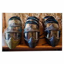 Paintball Mask Rugs 55470386