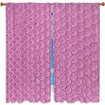 Painted In Violet Snake Skin Close Up Window Curtains 57876559
