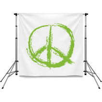 Painted Peace Sign Backdrops 59728967