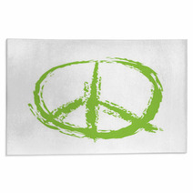 Painted Peace Sign Rugs 59728967