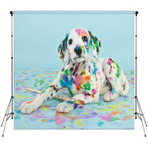 Painted Puppy Backdrops 62241220