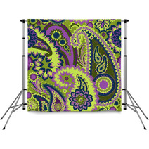Paisley Colorful Background. Backdrops 59605330