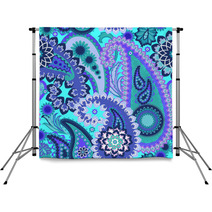 Paisley Colorful Background. Backdrops 59605343