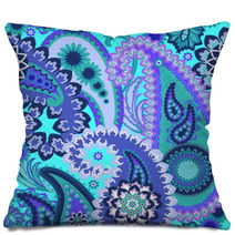 Paisley Colorful Background. Pillows 59605343