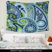 Paisley Colorful Background. Wall Art 59083662