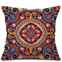 Paisley Kerchief Vector Pattern Pillows 58191045