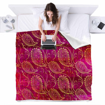 Paisley Pattern Blankets 8704991
