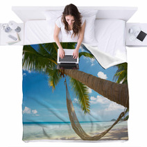 Palm And Hammock Blankets 3163208