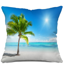 Palm And Sea Pillows 27558369