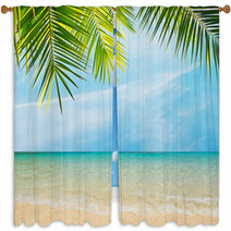 Palm By The Sea Window Curtains 67552335
