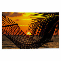 Palm, Hammock And Sunset Rugs 3450621