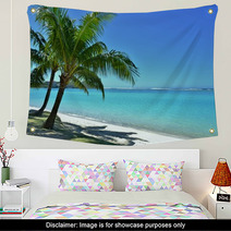 Palm Trees And The Beach Wall Art 65013540