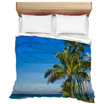 Palm Trees By The Ocean Bedding 53754908