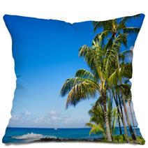 Palm Trees By The Ocean Pillows 53754908