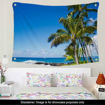 Palm Trees By The Ocean Wall Art 53754908