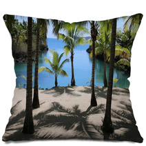 Palm Trees In Fiji Pillows 67842782