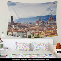 Panorama Of Florence Sunny Day. Italy Wall Art 68475321