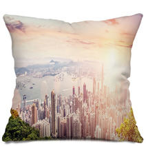 Panorama Of Hong Kong China Pillows 65133513