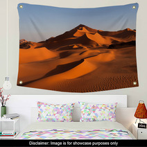 Panorama Of Sand Dunes, Algeria Wall Art 45900724