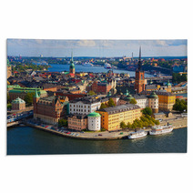 Panorama Of Stockholm, Sweden Rugs 17691777