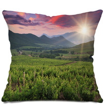 Panorama Of Vineyards Pillows 60400615