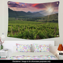Panorama Of Vineyards Wall Art 60400615