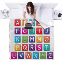 Paper Capital Letters Blankets 67557993