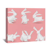 Paper Rabbits Wall Art 29366054