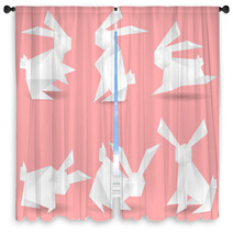 Paper Rabbits Window Curtains 29366054