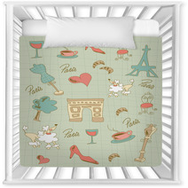 Paris Icons Design. Nursery Decor 29775797