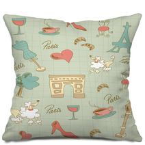 Paris Icons Design. Pillows 29775797