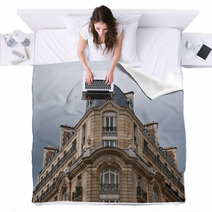 Parisian Apartment On Corner Blankets 28575724
