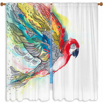 Parrot Window Curtains 53165706
