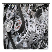 Part Of Car Engine Bath Decor 84924768
