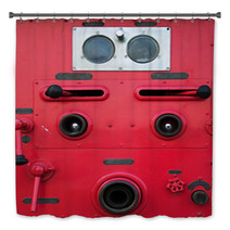 Parts Of Fire Engine Bath Decor 56392476