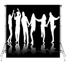 Party People Dancing Backdrops 60227164